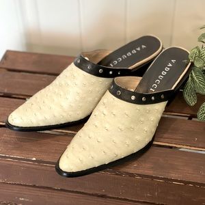 New! Colorful Soft Ostrich Mule Boots